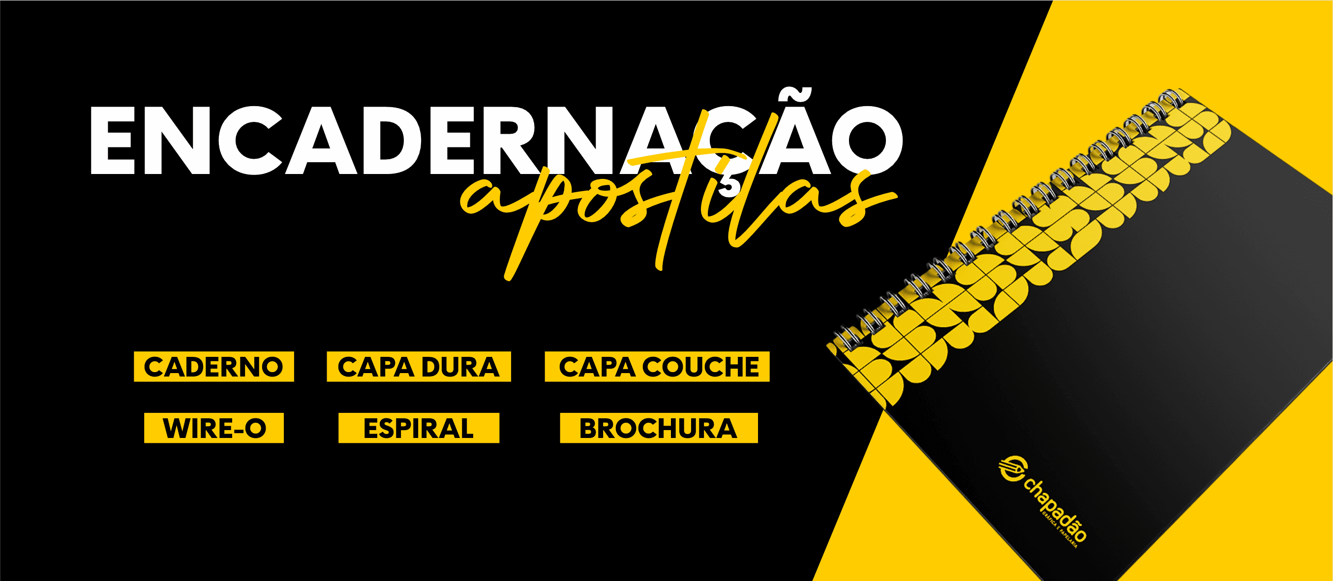Serviços de encadernação