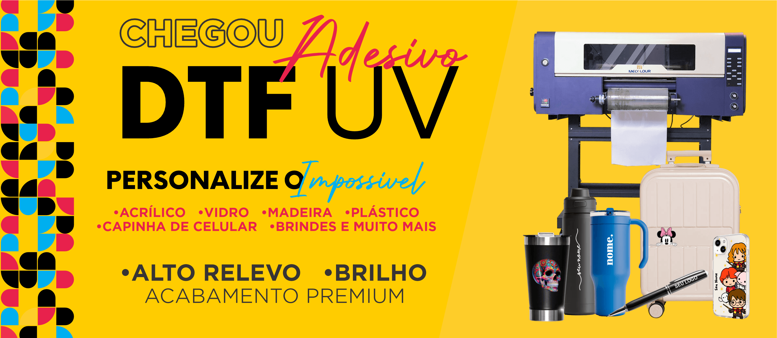 Adesivo DTF UV